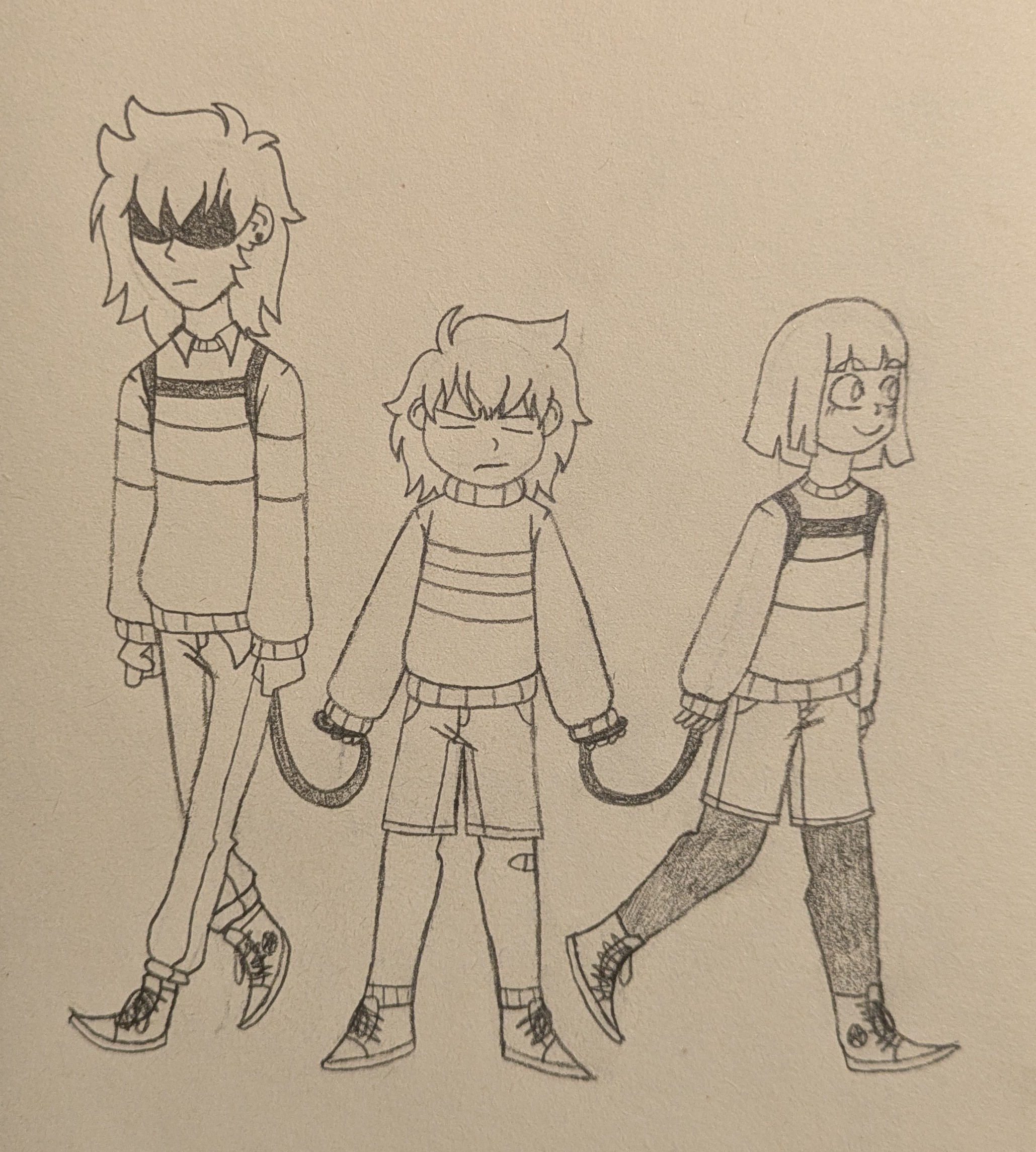 2023, Traditional, Undertale, Deltarune, UTDR, Frisk, Chara Dreemurr, Kris Dreemurr